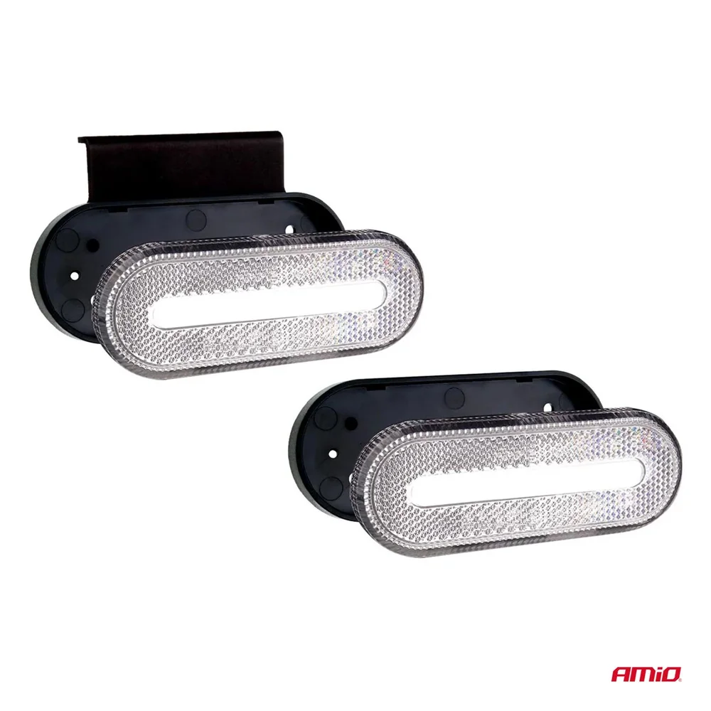 LED SVÍTIDLO OM-01-W OVÁL BÍL AMIO 02375 - Obrázek 3