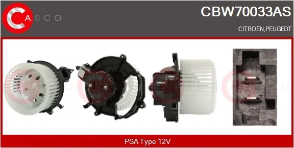vnitřní ventilátor CASCO CBW70033AS – OE 6441CG