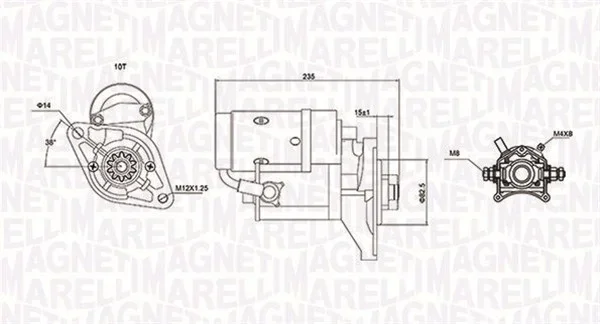 Startér MAGNETI MARELLI 063721089010