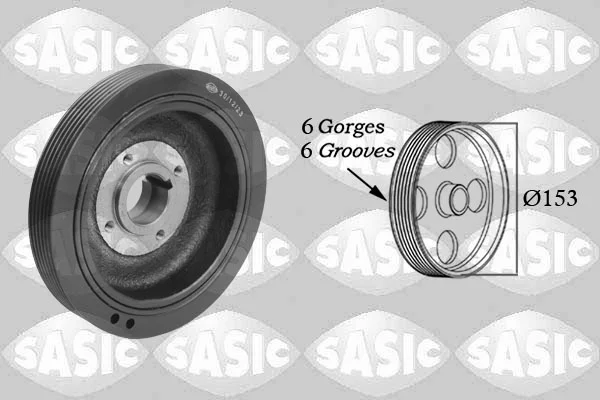 remenice, klikovy hridel SASIC 5150K40 – OE 0515K4