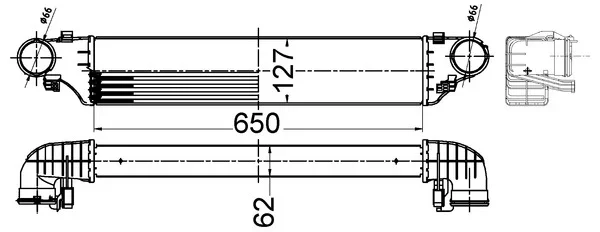 Chladič turba MAHLE CI505000S