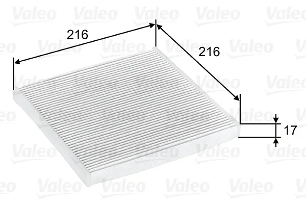 Filtr, vzduch v interiéru VALEO 698796