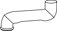 Výfuková trubka DINEX 80554 – OE 21653630