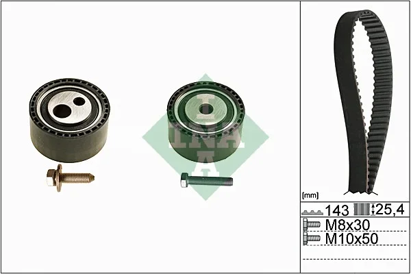 ozubení,sada rozvodového řemene Schaeffler INA 530044710