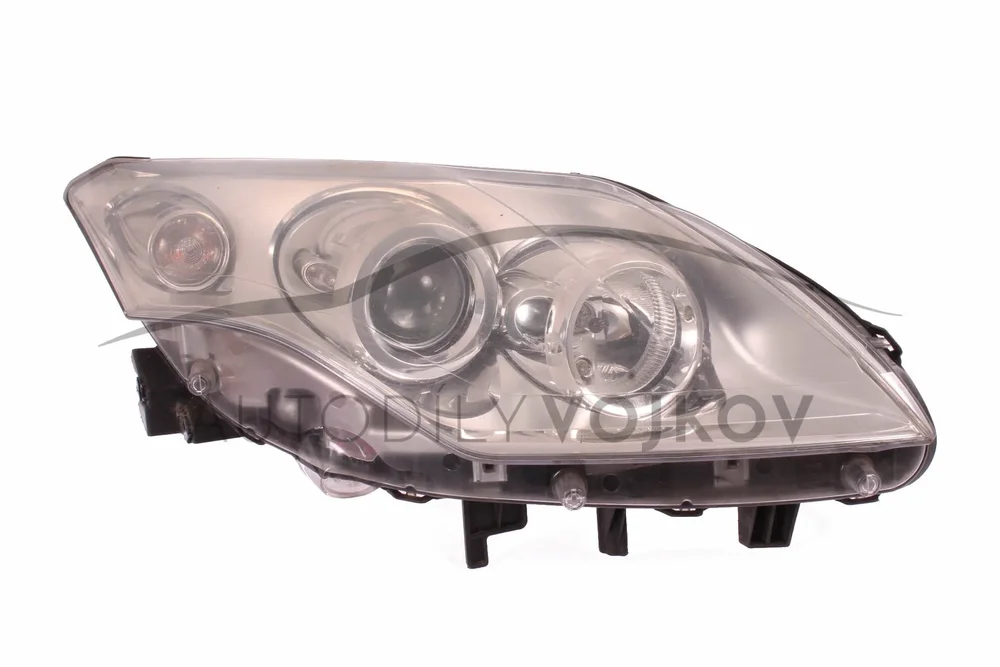 Pravé přední světlo H7+H7 – chromové v:35164