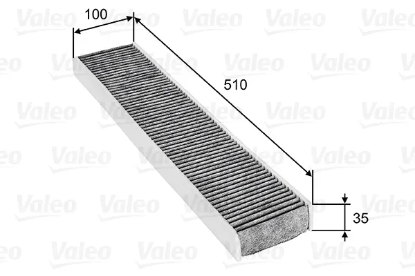 Filtr, vzduch v interiéru VALEO 698745