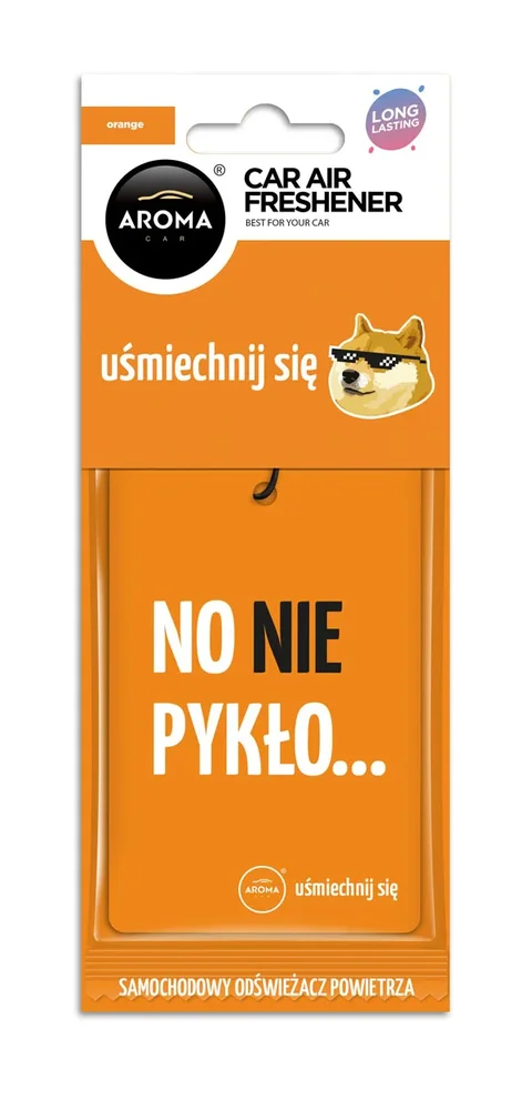 Osvěžovače vzduchu AROMA CAR LETS SMILE Orange A10664