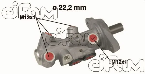 Hlavní brzdový válec CIFAM 202-611 – OE 6X1614019