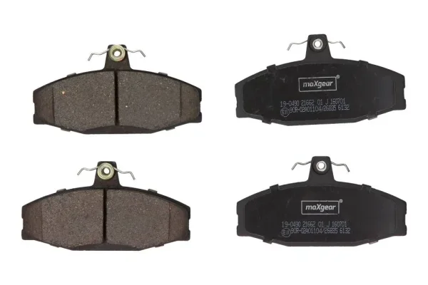 Sada brzdových destiček, kotoučová brzda MAXGEAR 19-0490
