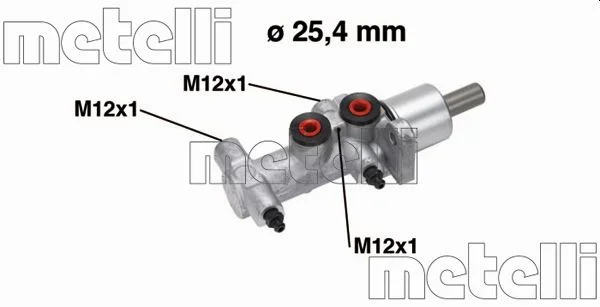 Hlavní brzdový válec METELLI 05-0766