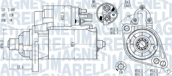 Startér MAGNETI MARELLI 063721397010