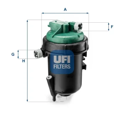 Palivový filtr UFI 55.145.00 – OE 51779083