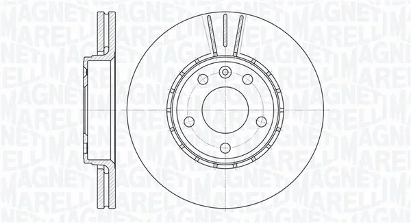 Brzdový kotouč MAGNETI MARELLI 361302040164