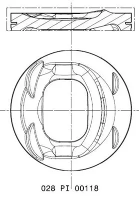 Píst MAHLE 028PI00118002