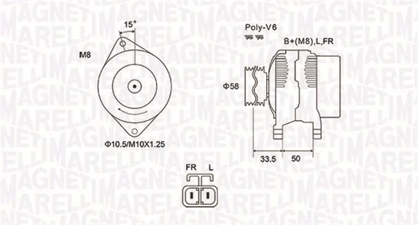 generátor MAGNETI MARELLI 063732020010