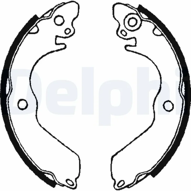Sada brzdových čelistí DELPHI LS1649