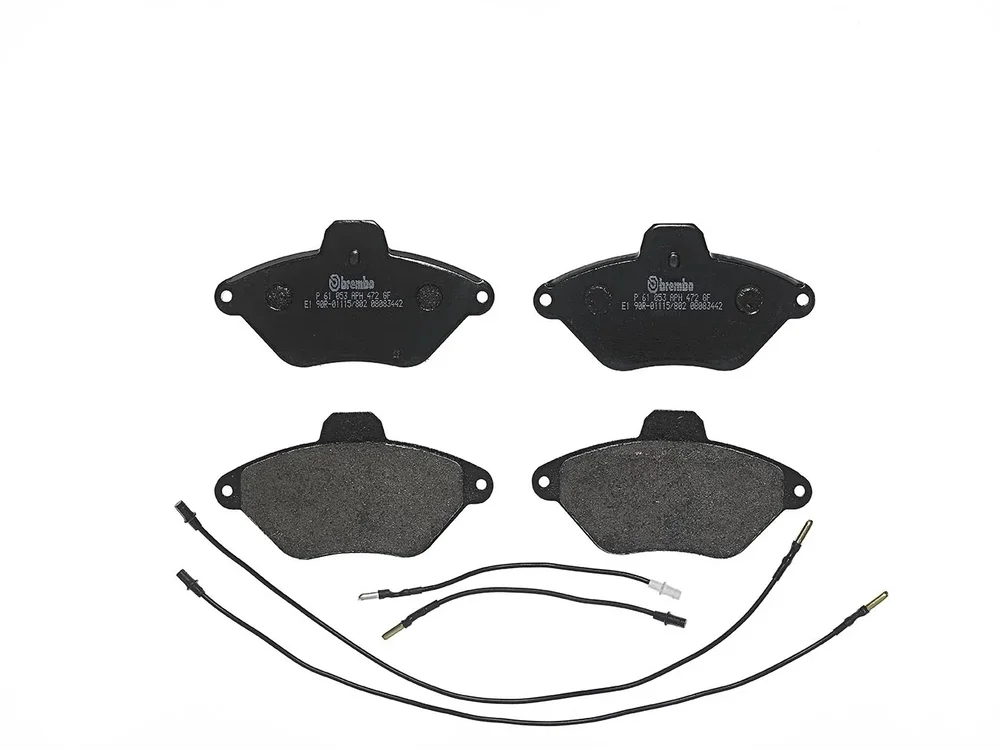 Sada brzdových destiček, kotoučová brzda BREMBO P61053
