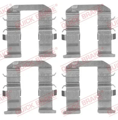 Sada prislusenstvi, oblozeni kotoucove brzdy QUICK BRAKE 109-1758