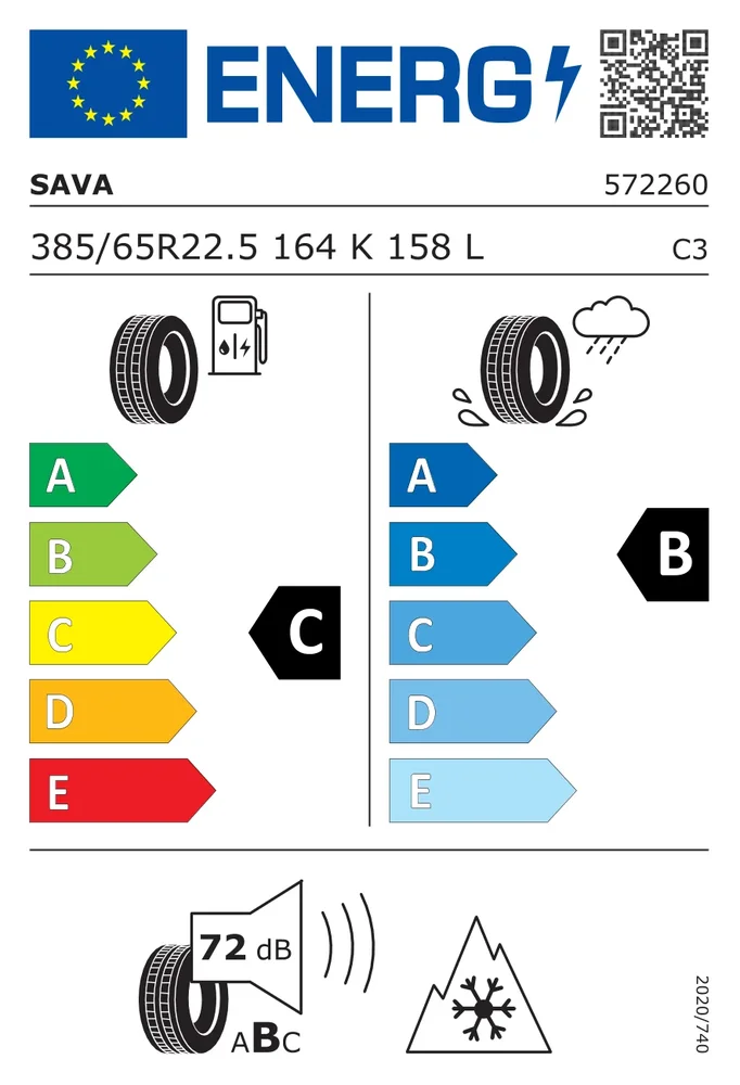 385/65R22.5 CSA CC5HL SAVA 385/65R22.5CSACC5HL