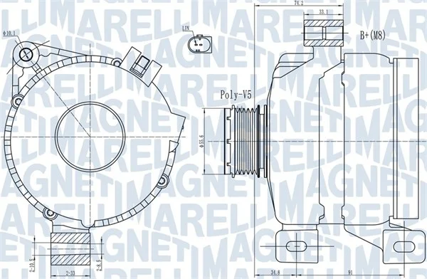 generátor MAGNETI MARELLI 063731967010
