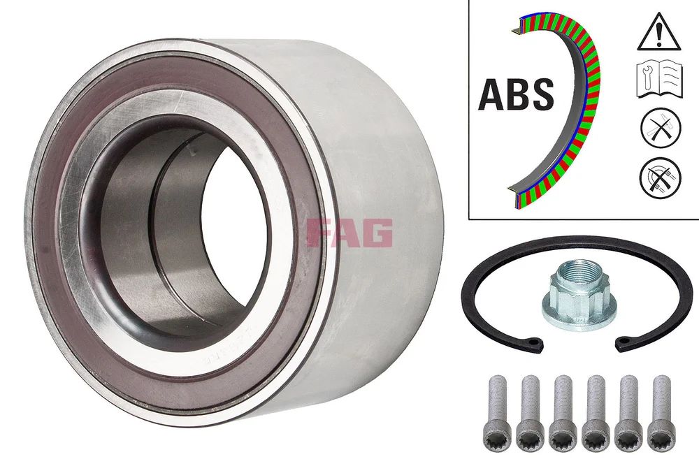Sada lozisek kol Schaeffler FAG 713610640 – OE 7L0498287