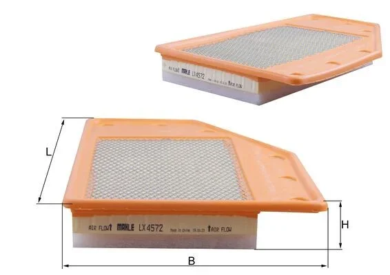 Vzduchový filtr MAHLE LX4572 – OE 23430312