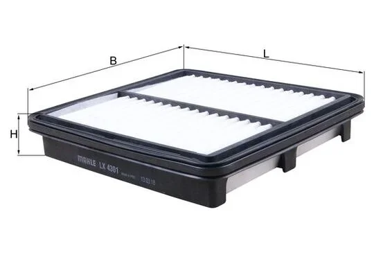 Vzduchový filtr KNECHT LX4301