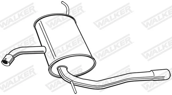 Zadni tlumic vyfuku WALKER 23260 Zadni tlumic vyfuku WALKER 23260