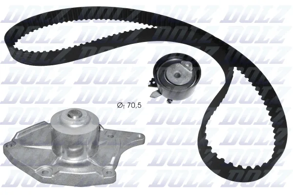 Vodní pumpa + sada ozubeného řemene DOLZ KD133