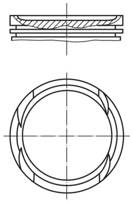 Píst MAHLE 0100501