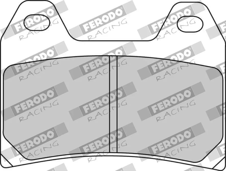 Sada brzdových destiček, kotoučová brzda FERODO RACING FDB2042EF